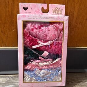 Lov Shack/Pink Holiday Bow Cheeky Panties 5-Pack